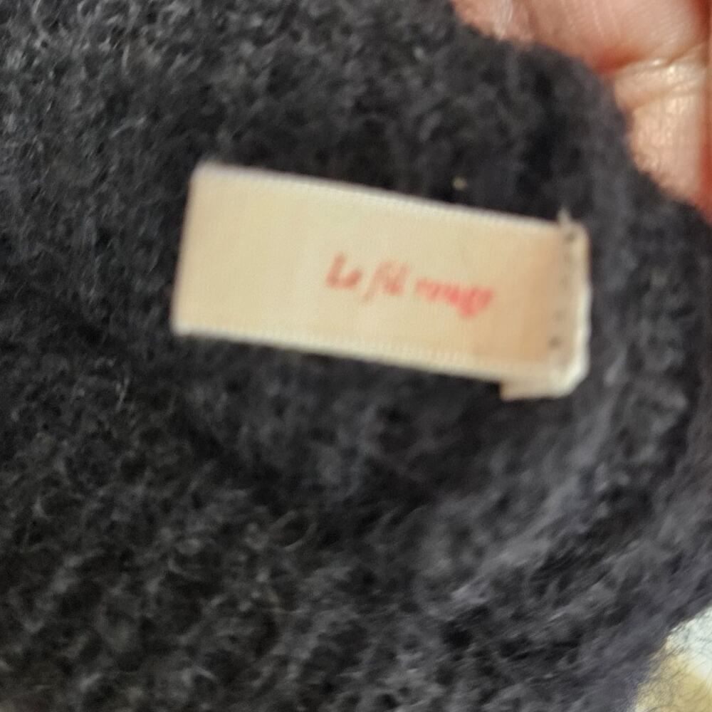 Sezane Dark Gray Crew Neck Sweater - Picture 6 of 6